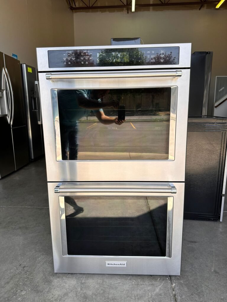 KitchenAid 30" Double Electric Wall Oven With Convection and Self-Cleaning in Stainless Steel!