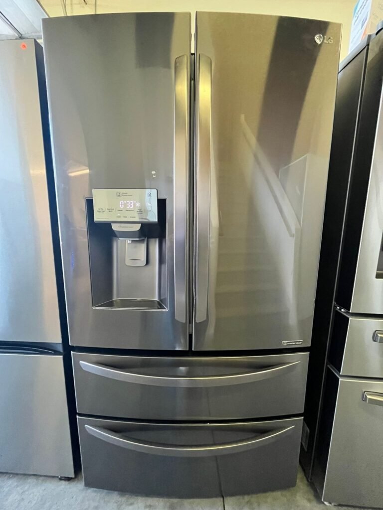 LG 28 cu. ft. 4-Door French Door, Black Stainless Steel Refrigerator!