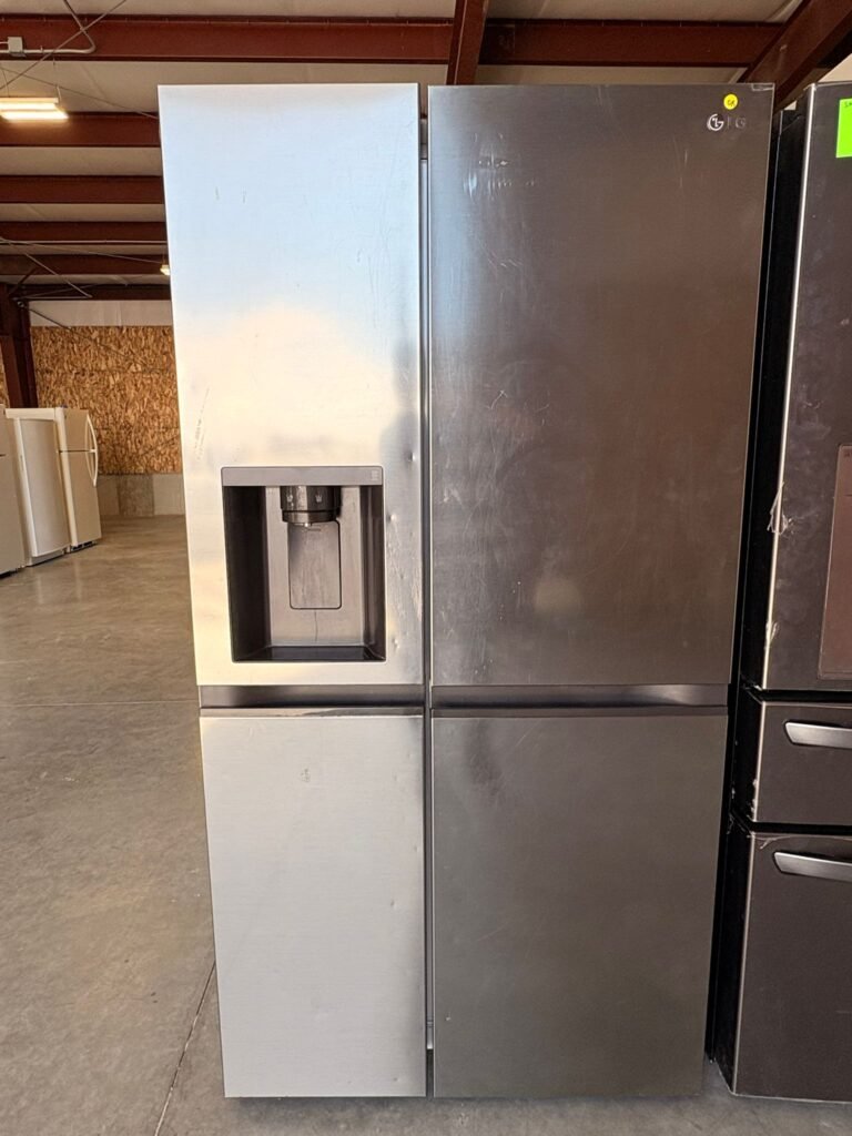LG 27 cu. ft. Side-by-Side Fridge in Stainless Steel!