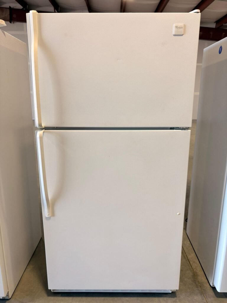 Whirlpool 21 cu. ft. Top-Freezer Refrigerator in White!