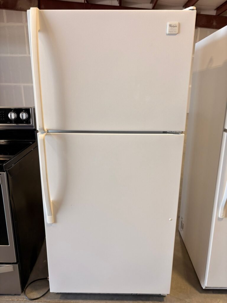 Whirlpool 18 cu. ft. Top-Freezer Refrigerator in White! With Ice Maker