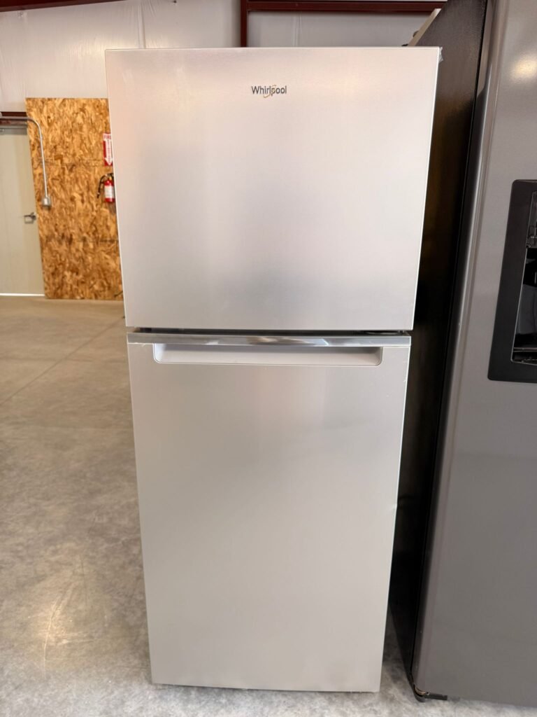 Whirlpool 12 cu. ft. Top-Freezer Stainless Steel Refrigerator!