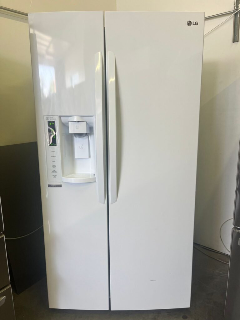 LG 26 cu. ft. Side-by-Side Refrigerator in White