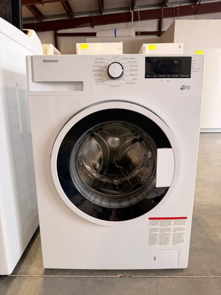 Blomberg 24 Inch Compact 1.95 cu. ft. Front-Load Washer in White!