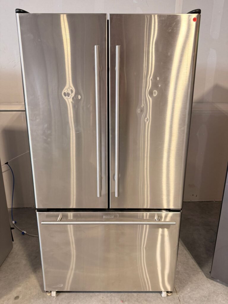 Jenn Air 20 cu. ft. French Door, Counter-Depth Stainless Steel Refrigerator!