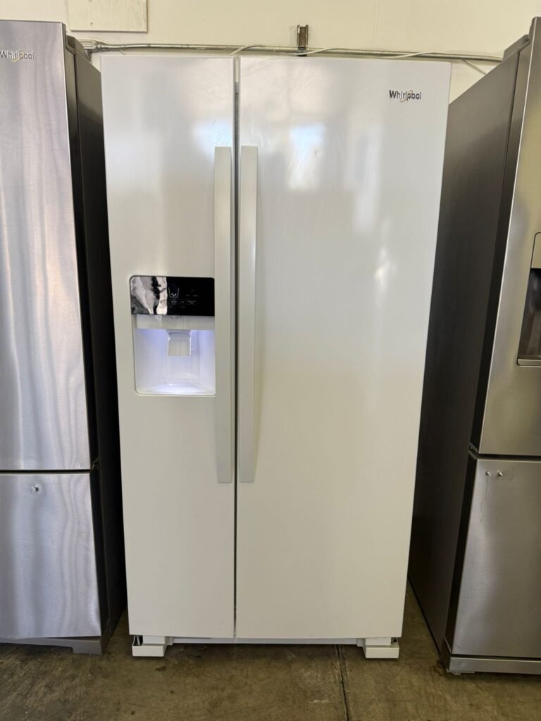 Whirlpool 33" cu. ft. Side-by-Side Refrigerator in White