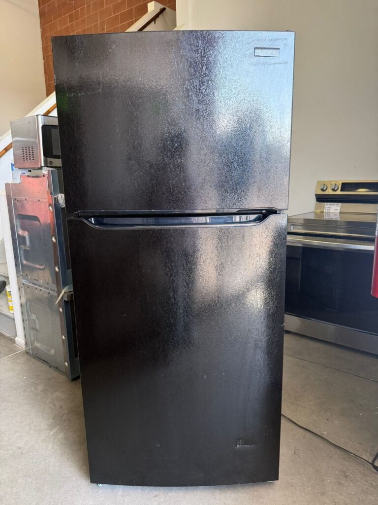 Frigidaire 18.3 cu. ft. Top-Freezer Garage Ready Refrigerator in Black!