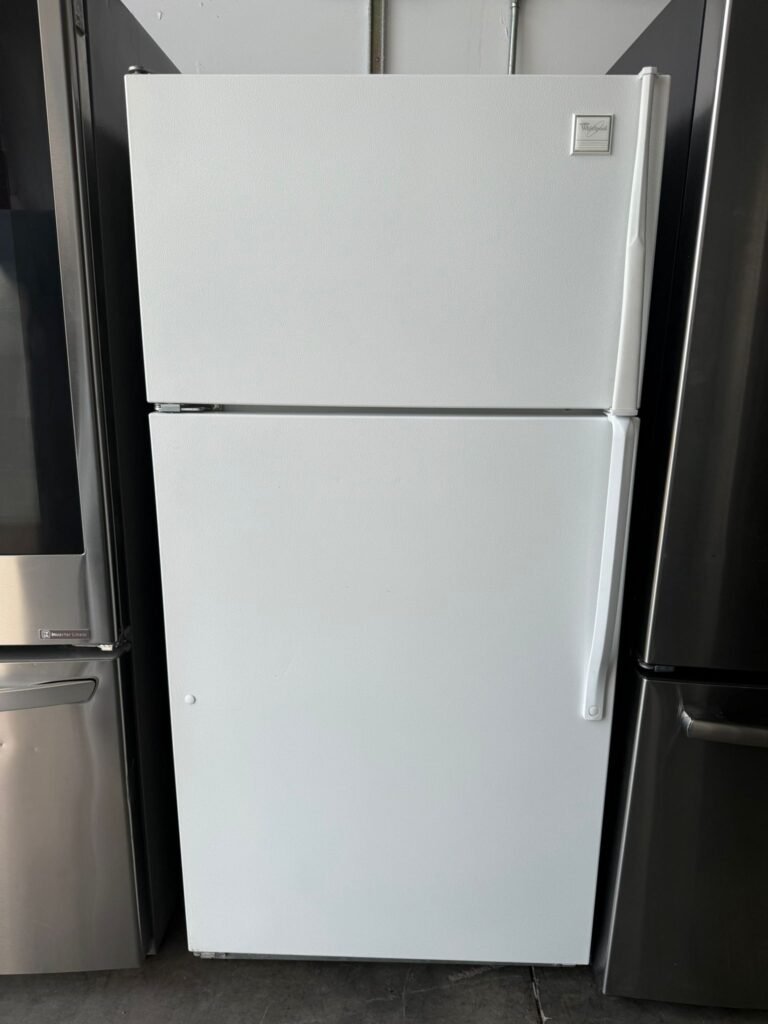 Whirlpool 16 cu. ft. Top-Freezer Refrigerator in White!