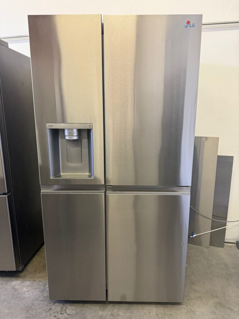 LG 27 cu. ft. Side-by-Side Refrigerator in Stainless Steel!