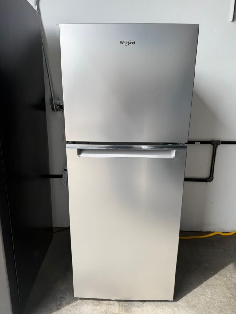 Whirlpool 24 Inch - 11.6 cu. ft. Top Freezer Refrigerator in Fingerprint Resistant Stainless Finish, Counter Depth