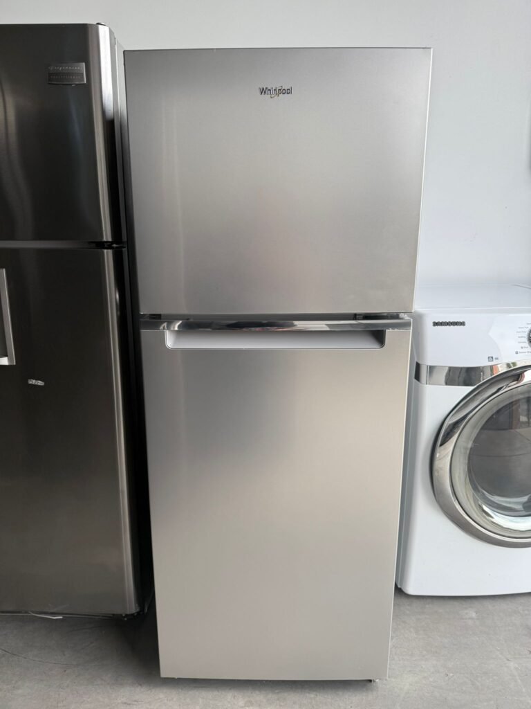 Whirlpool 24 Inch - 11.6 cu. ft. Top Freezer Refrigerator in Fingerprint Resistant Stainless Finish, Counter Depth