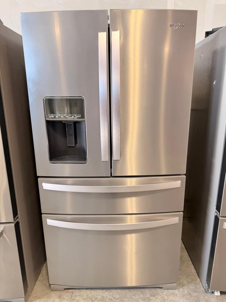 Whirlpool 26 cu. ft. 4-Door French Door, Fingerprint Resistant Stainless Steel Refrigerator!