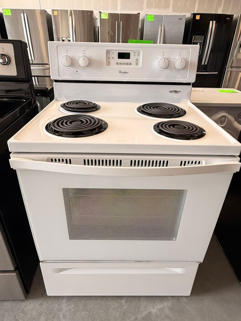 Whirlpool 30-Inch Wide Electric Range with Self-Clean in White!