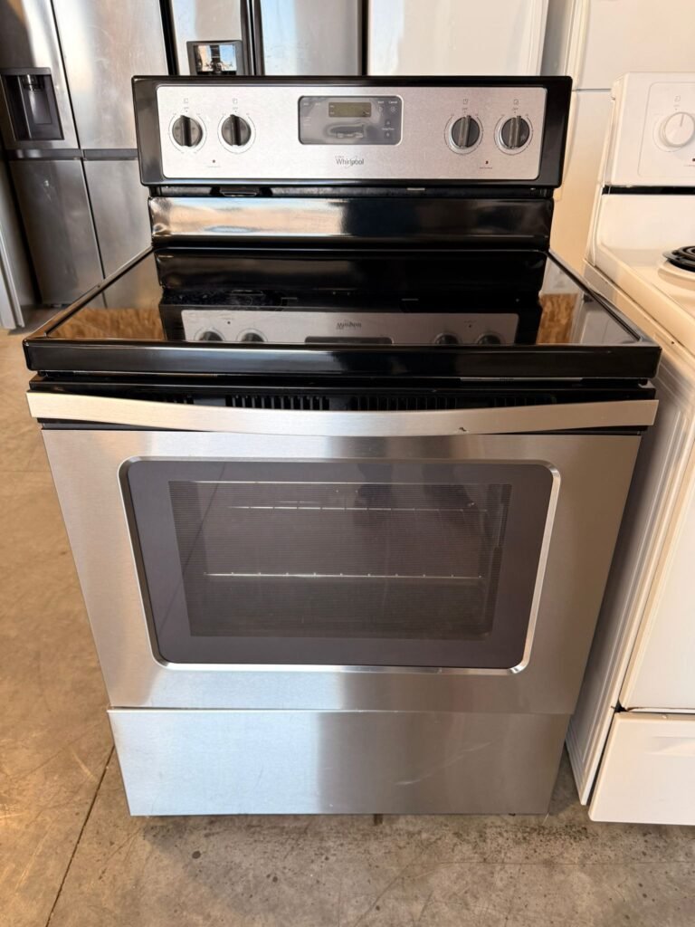Whirlpool 30-Inch Wide Electric Range in Stainless Steel!