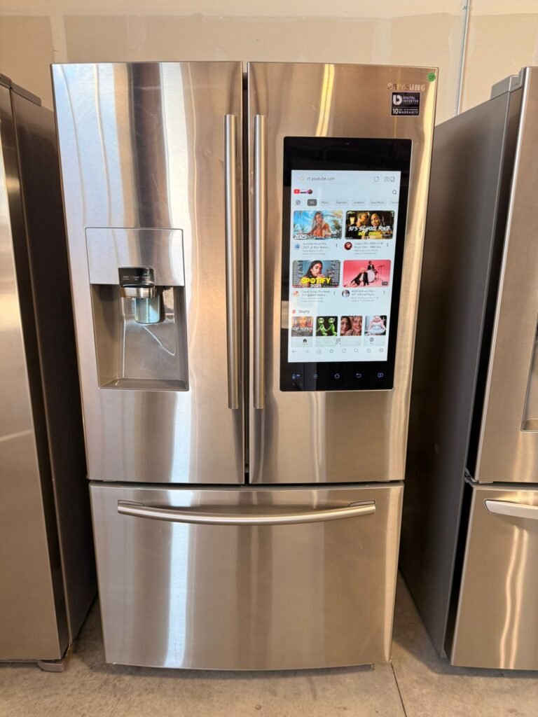 Samsung 26 cu. ft. 3-Door French Door, Stainless Steel Refrigerator! With Family Hub