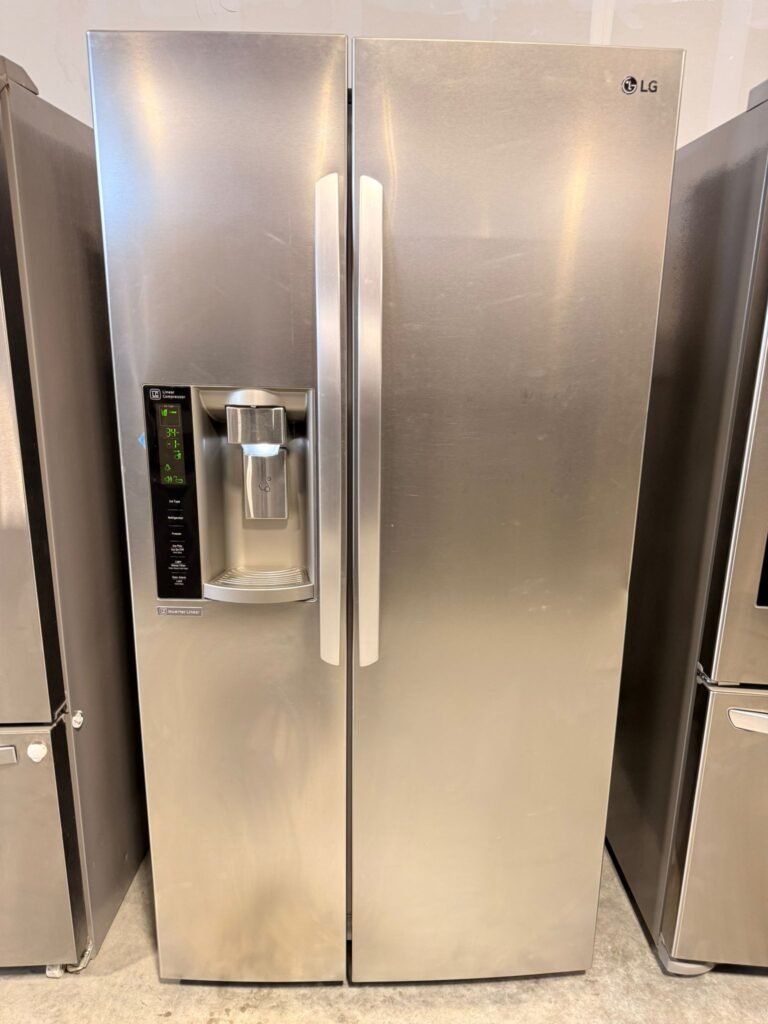 LG 26 cu. ft. Side-by-Side Stainless Steel Refrigerator!