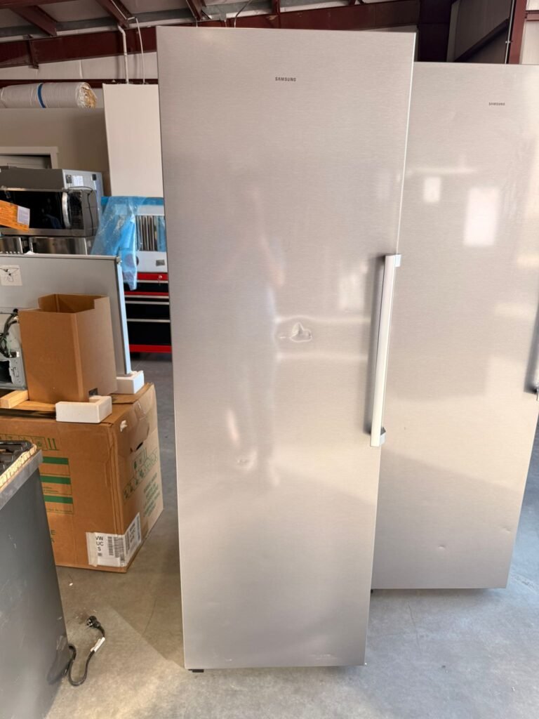 NEW Scratch & Dent Samsung 11 cu. ft. Frost-Free Convertible Upright Freezer in Stainless Steel!