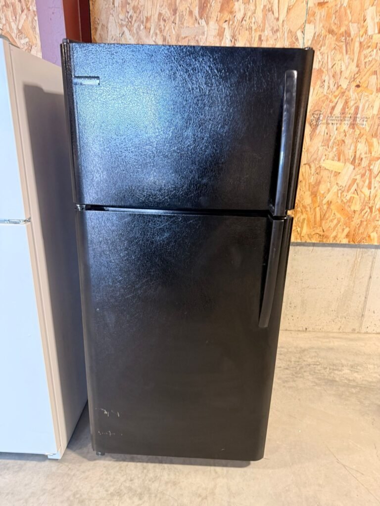 Frigidaire 18 cu. ft. Top-Freezer Refrigerator in Black!