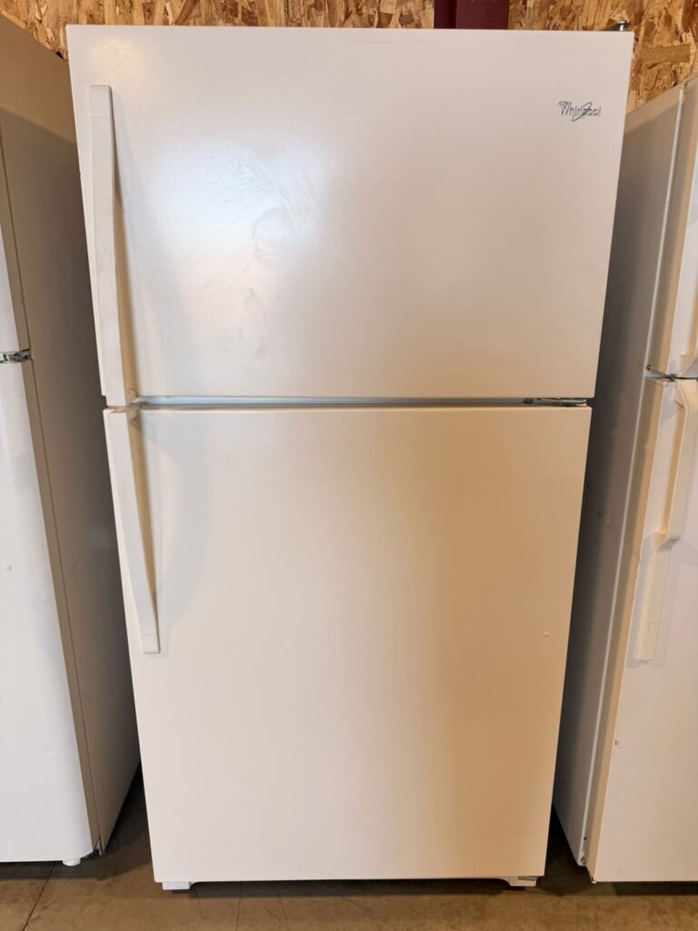 Whirlpool 33-Inch Wide 20 cu. ft. Top-Freezer Refrigerator in White!