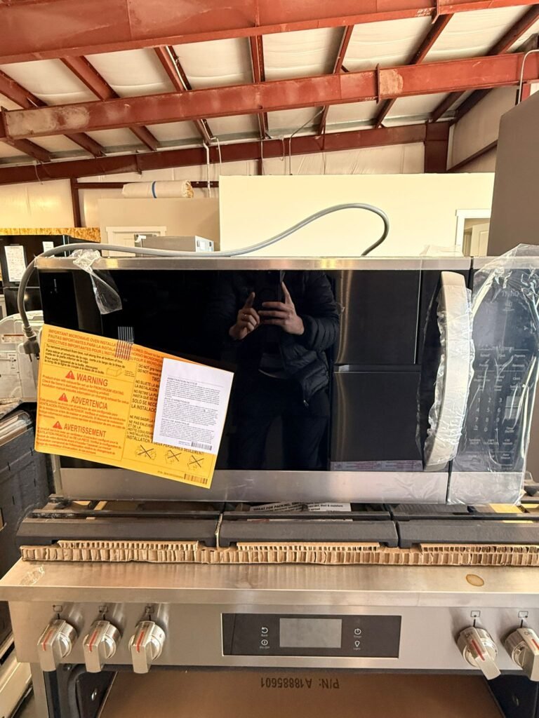 NEW OPEN BOX LG 1.8 cu. ft. 30-Inch Wide Over the Range Microwave with EasyClean in PrintProof Stainless Steel