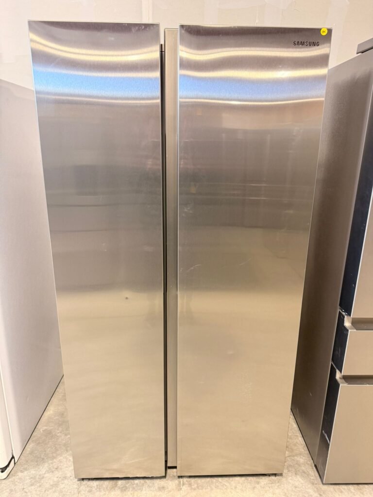 Samsung -  36 in. 28 cu. ft. Standard Depth Smart Side by Side Refrigerator in Fingerprint-Resistant Stainless Steel