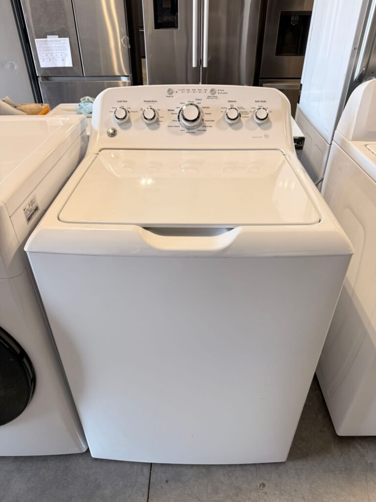 GE 4.2 Cu. Ft. Top Load Washer with Stainless Steel Drum and Deep Fill