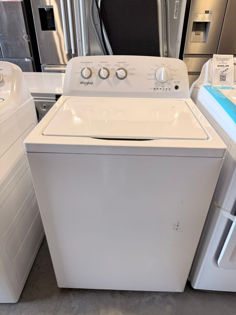 Whirlpool 3.8 Cu. Ft. Top Load Washer with Soaking Cycles and Stainless Steel Tub