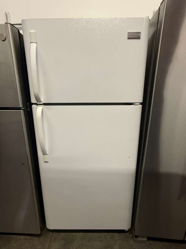 Frigidaire 30-Inch Wide 18 cu. ft. Top-Freezer Refrigerator in White!