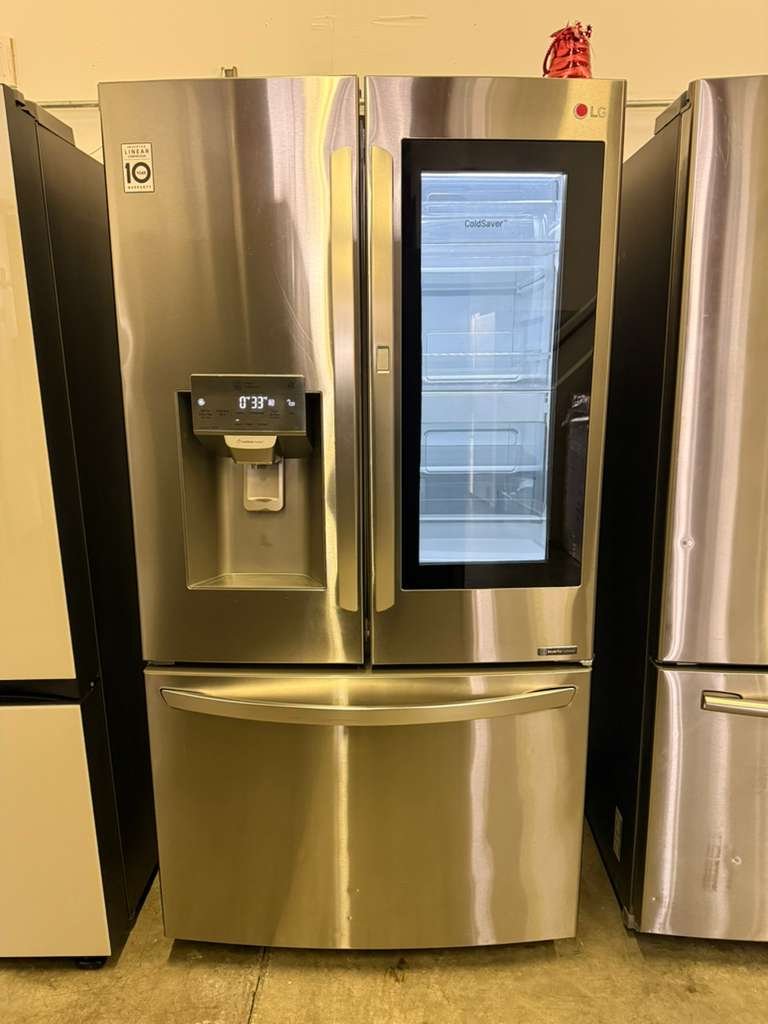 LG 26 cu. ft. French Door, InstaView, Door-In-Door Refrigerator in PrintProof Stainless Steel! With Dual Ice Maker