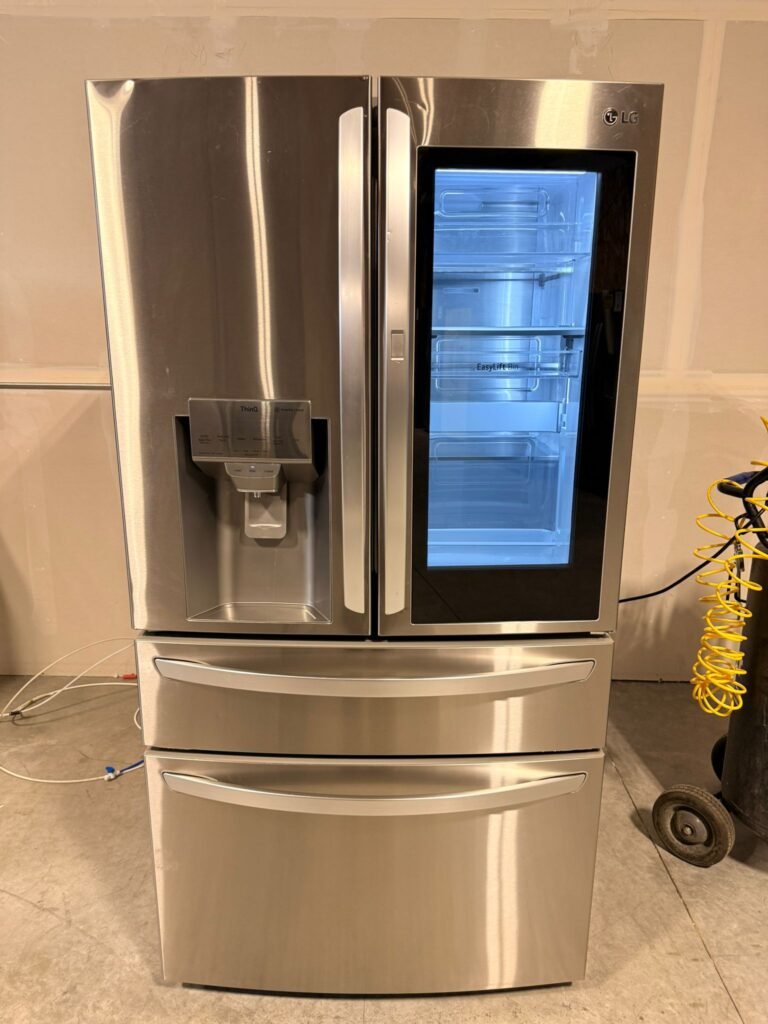 LG 23 cu. ft. Smart InstaView Door-in-Door Counter-Depth Refrigerator in Stainless Steel - InstaView™ Door-in-Door® InstaView™ Door-in-Door® and dual ice system with Craft Ice™