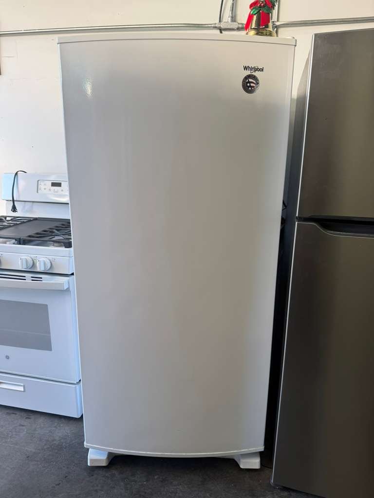Whirlpool 18 cu. ft. Frost-Free Upright Freezer in White!
