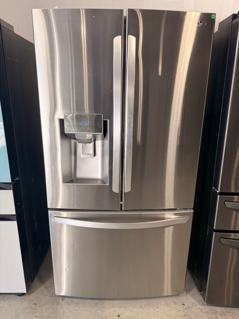 LG 24 cu. ft. Smart Counter-Depth French Door Refrigerator, PrintProof™ Stainless Steel