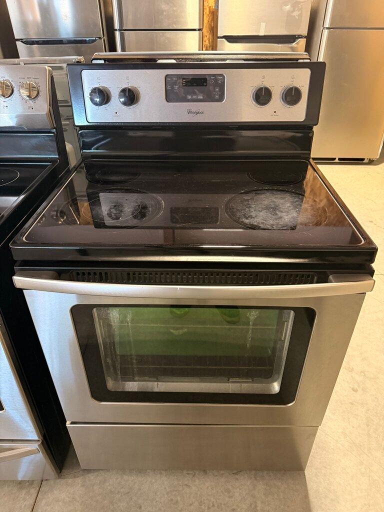 Whirlpool 30" Free-Standing Electric Range - Stainless Steel with 4 Smoothtop Elements