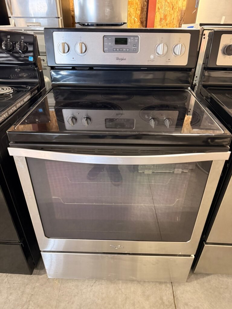 Whirlpool 30" Electric Range with Fan Convection - Stainless Steel