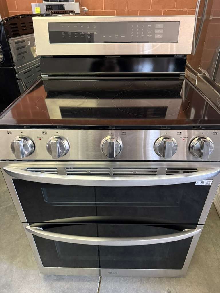LG 30-Inch 7.3 cu. ft. Element Smart Electric Double Oven Range in Stainless Steel! With ProBake Convection