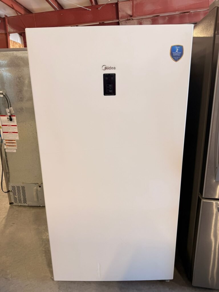Like New / Open Box Midea 17.0 Cu. Ft. Convertible Frost-Free Upright Freezer - Garage Ready White