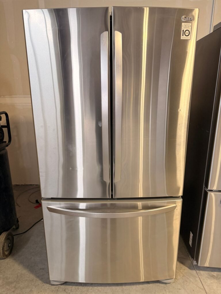 LG 25 cu. ft. 3-Door French Door Refrigerator - Stainless Steel, Standard-Depth