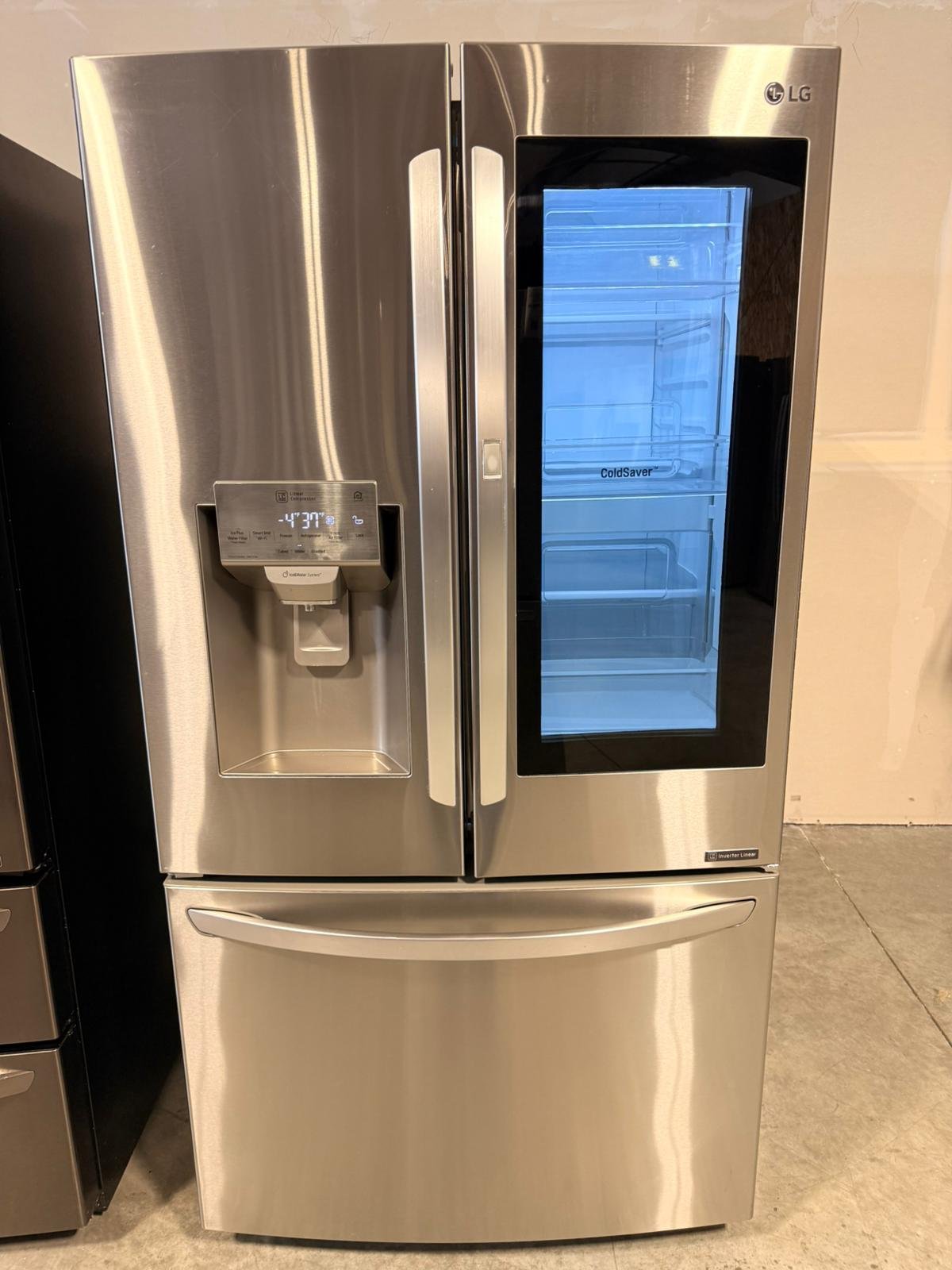 Slim Inventer Ref LG 28 cu. ft. 3-Door French Door Refrigerator - Stainless Steel, - Dual ...