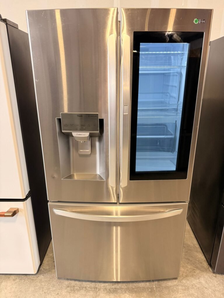 LG 26 cu. ft. French Door Refrigerator with InstaView and Dual Ice Maker - Stainless Steel