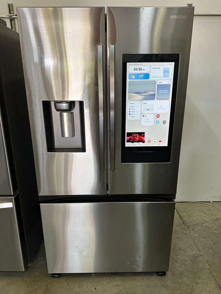 Samsung 25 cu. ft. Mega Capacity Counter-Depth French Door Refrigerator in Stainless Steel with Family Hub
