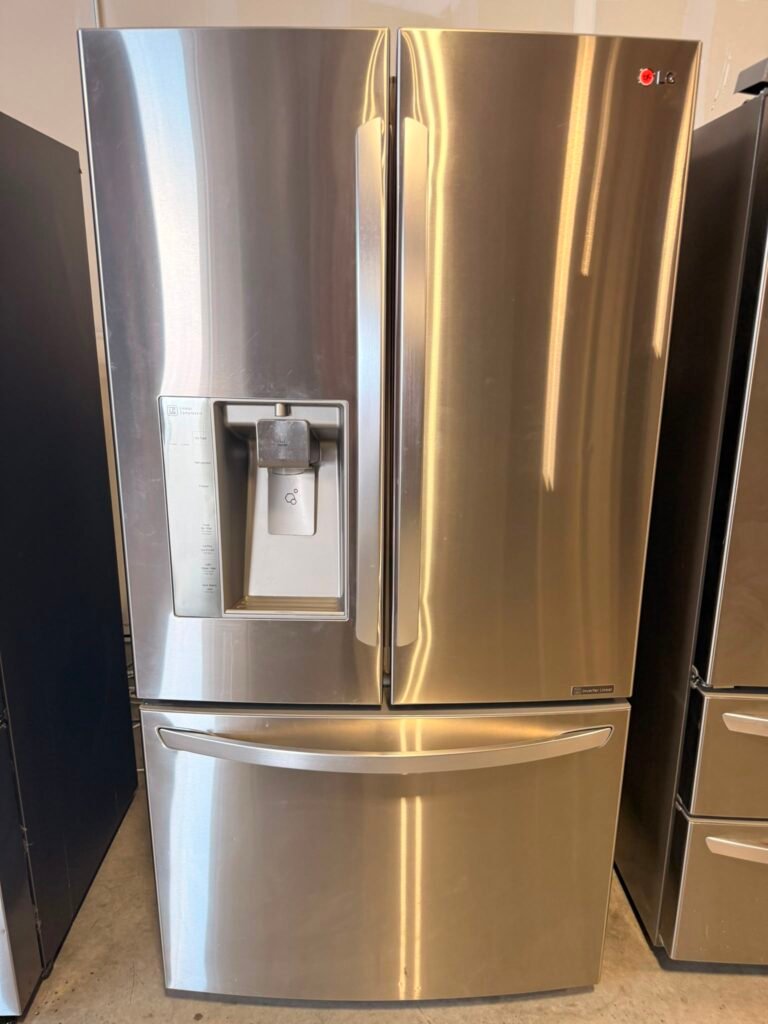 LG 36" 29 cu. ft. Dual Ice Maker Standard-Depth French Door Refrigerator - Stainless Steel
