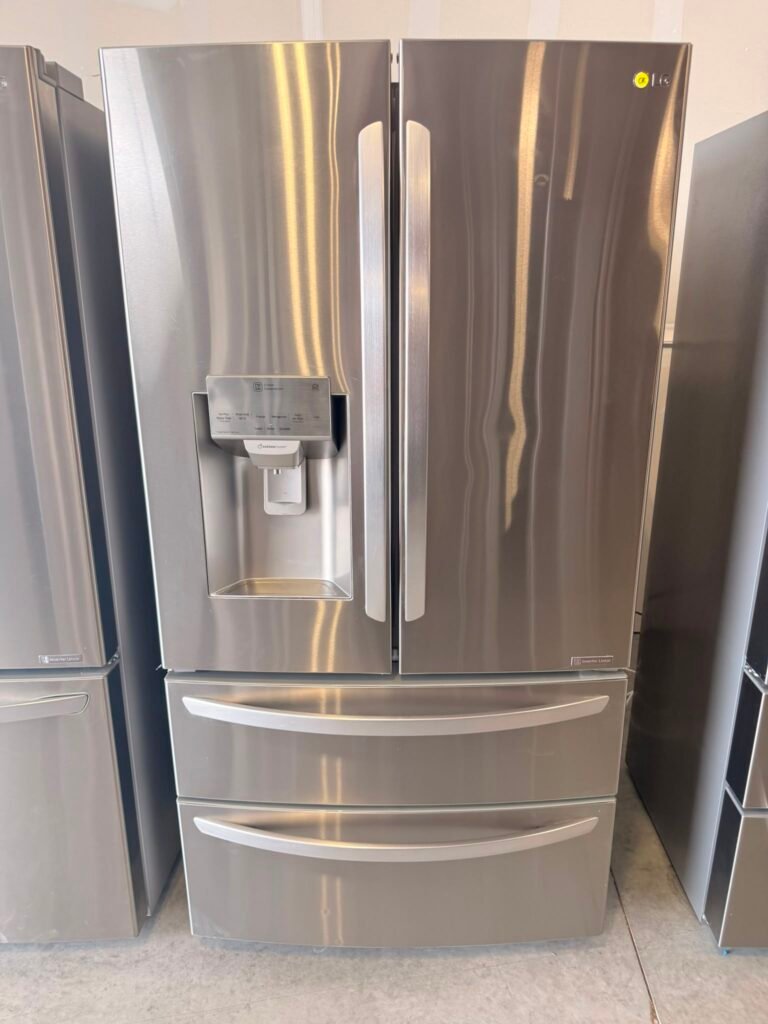 LG 36" 28 cu. ft. Standard-Depth 4-Door French Door Refrigerator - Stainless Steel