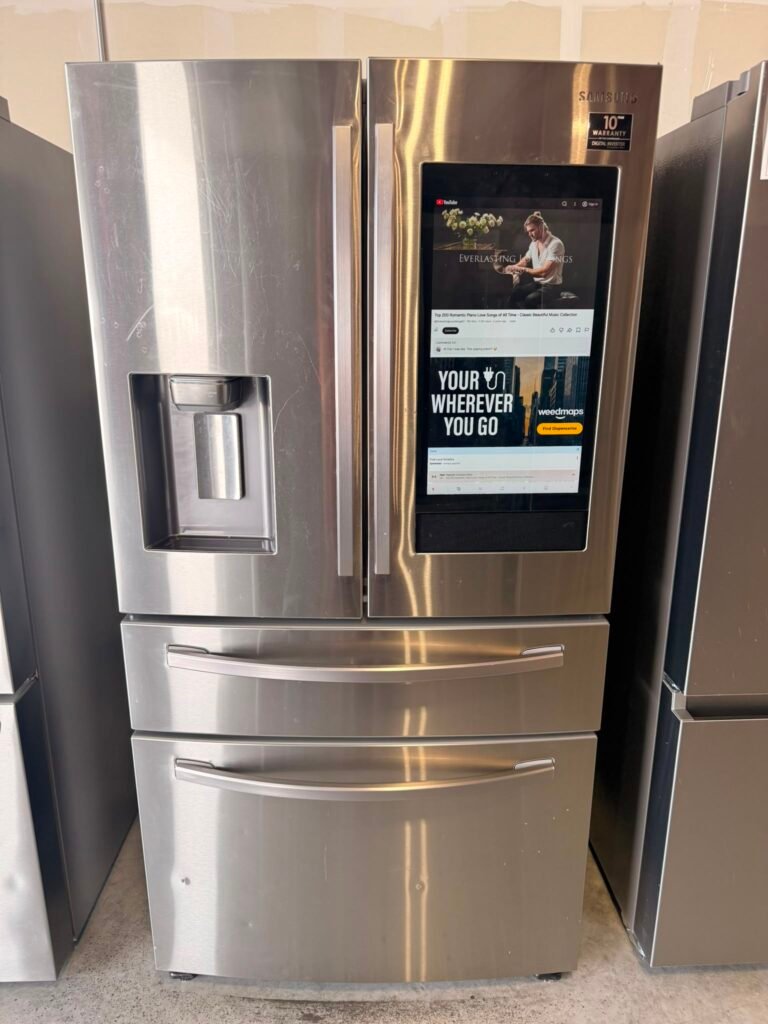 Samsung 36" 28 cu. ft. Standard-Depth 4-Door French Door Refrigerator - Stainless Steel